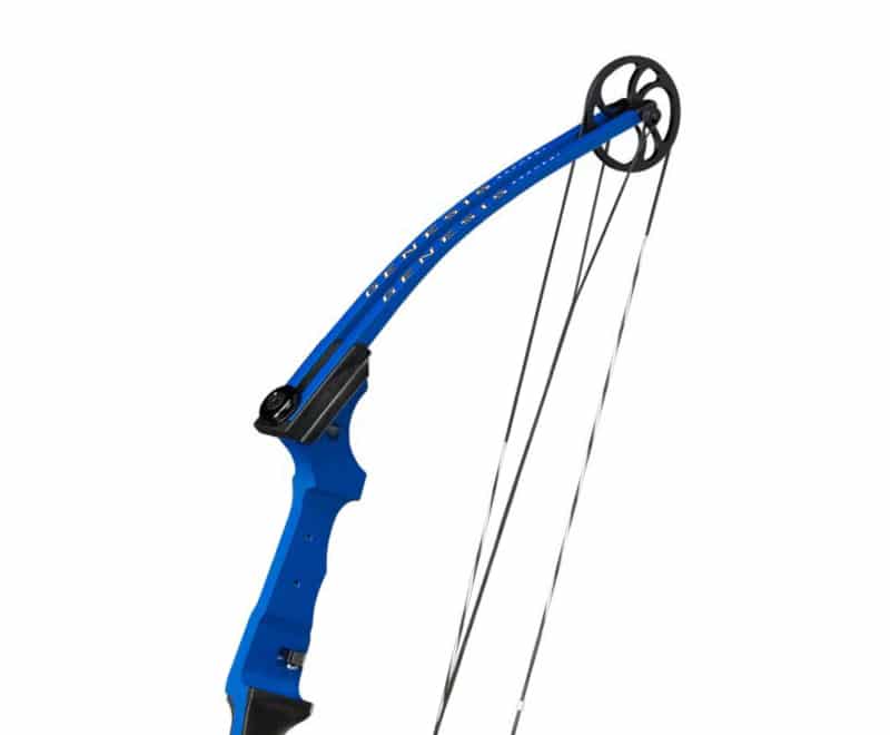  Genesis Mini, Lightweight Youth Archery Compound Bow with  Adjustable Aluminum Riser, Cam Draw Weight, & Draw Length for Kids, Left  Handed, Blue : Compound Archery Bows : Sports & Outdoors